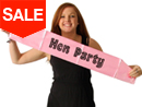 Pink Hen Night Sash