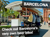 Check out Barcelona very own beer bike